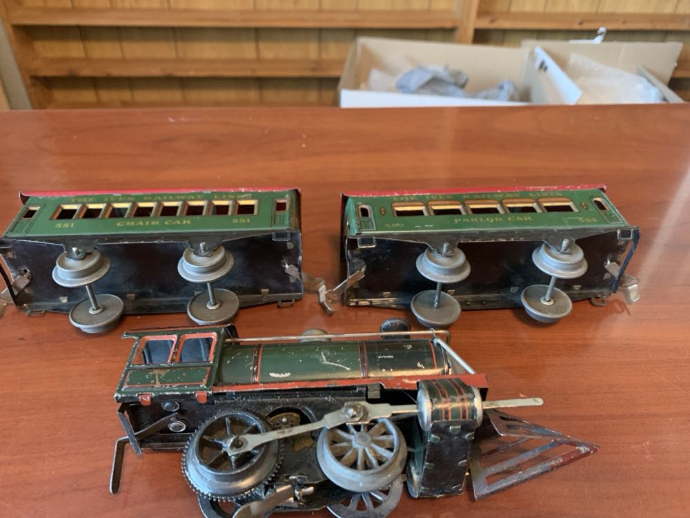 Ives Set Loco 551 552 - Ives model trains collectible - Main Image 4