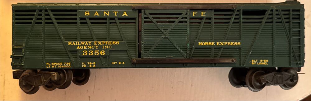 Horse Car Set - Lionel model trains collectible - Main Image 2