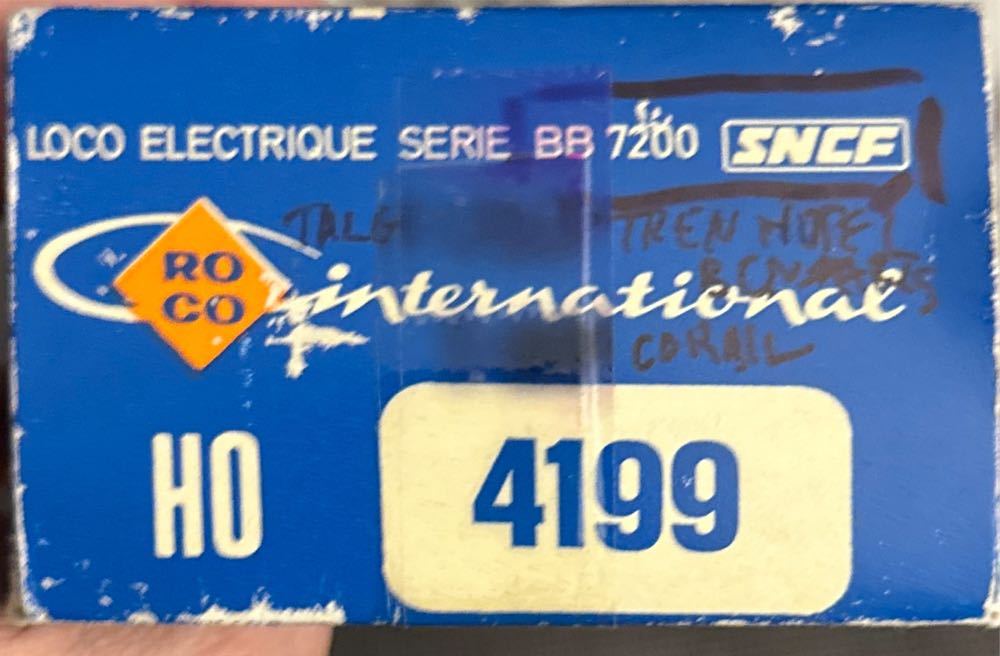 Loco Electrique Serie BB 7200 - Roco model trains collectible - Main Image 2