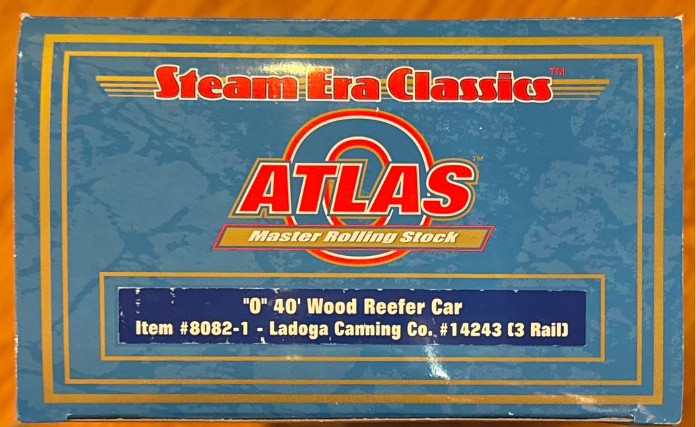 Atlas 8082-1 Ladoga Canning Co #14243 (3 Rail) #A-76 - Atlas model trains collectible [Barcode 642988808218] - Main Image 2