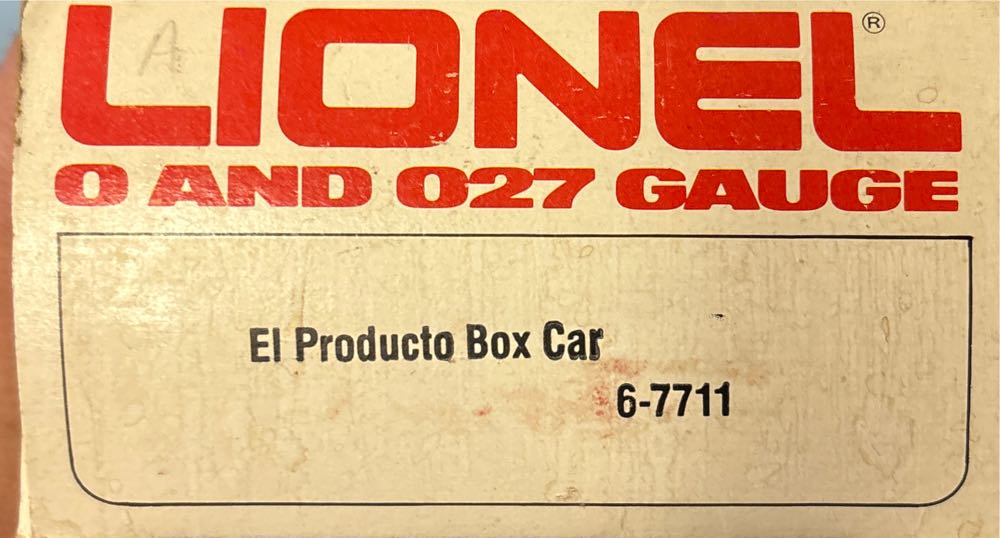 El Productive Box Car  model trains collectible - Main Image 1