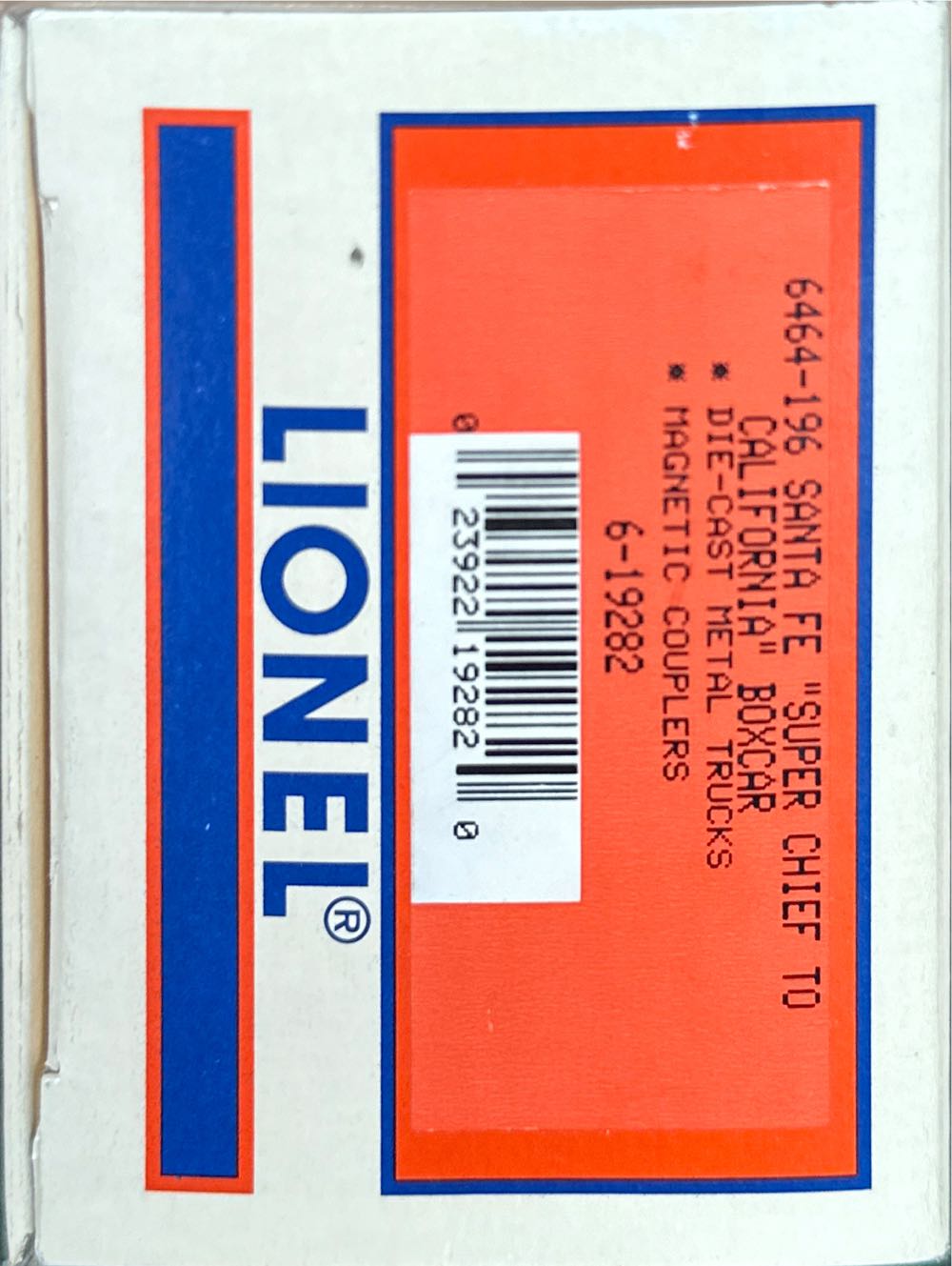 Lionel 6464-196 Santa Fe “Super” Chief To California  model trains collectible - Main Image 2