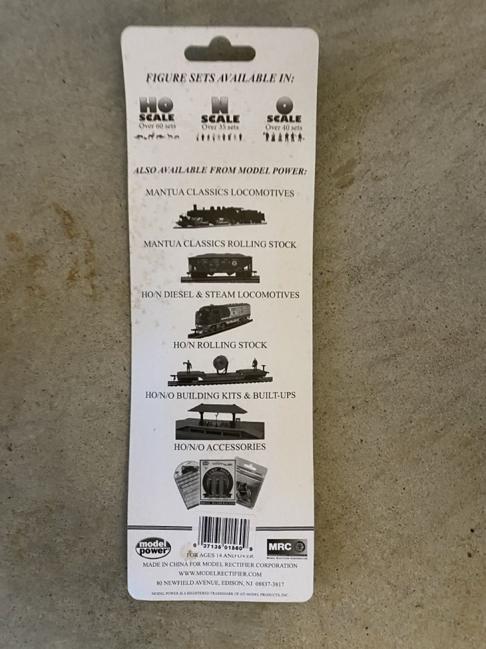 Model Power Fence - White Picket 113cm - Model Power model trains collectible [Barcode 037135015609] - Main Image 2