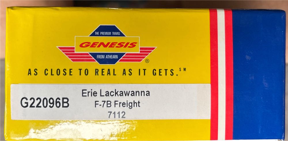 Erie Lackawanna F-7 B - Athearn Genesis model trains collectible - Main Image 2