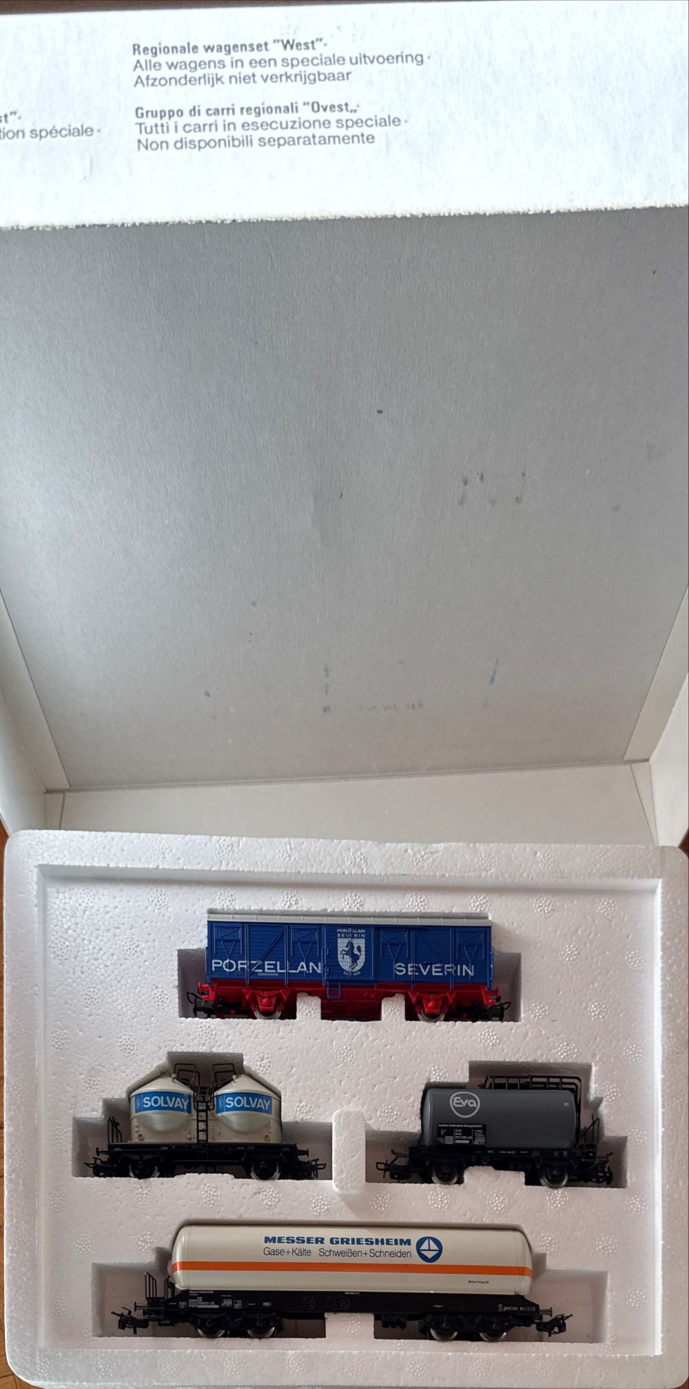 Märklin Regional Freight Car Set Ho1451 Special Db Edition West Germany H0 Original Packaging  model trains collectible [Barcode 4001883047935] - Main Image 3