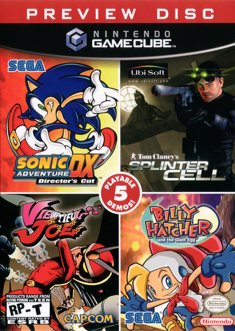 Gamecube Preview Disc