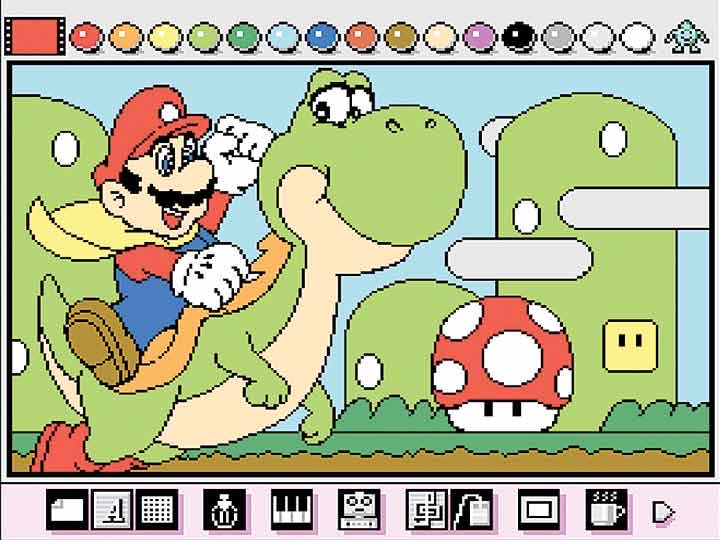 Mario Paint - Nintendo Super Nintendo Entertainment System (SNES) (Boite Et Notice - 1) video game collectible - Main Image 2