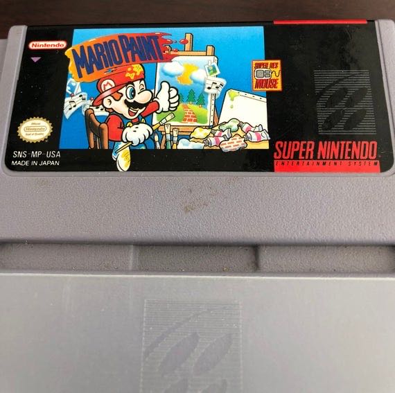 Mario Paint - Nintendo Super Nintendo Entertainment System (SNES) (Nintendo - 1) video game collectible - Main Image 2