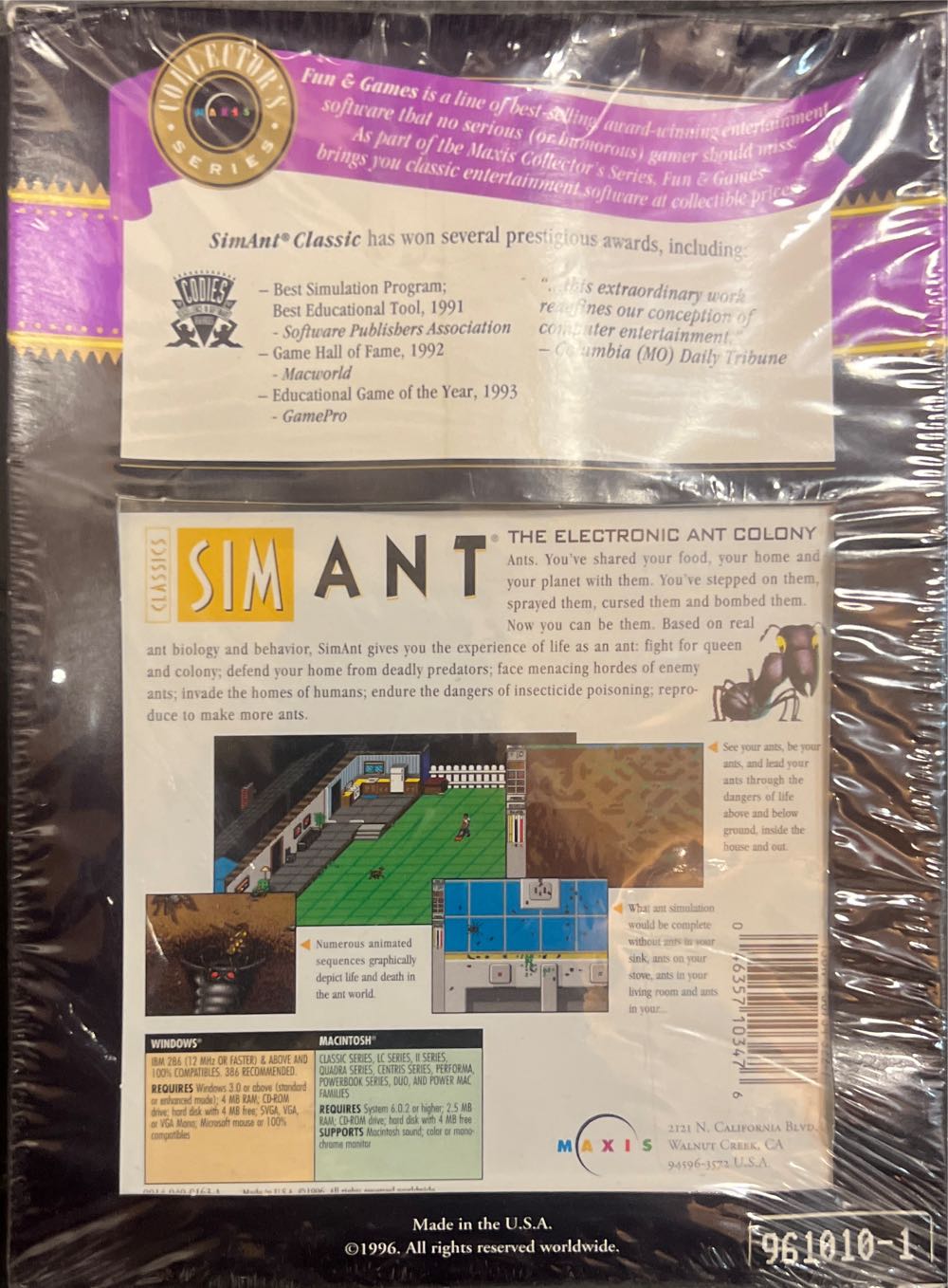 Sim Ant - PC video game collectible - Main Image 2