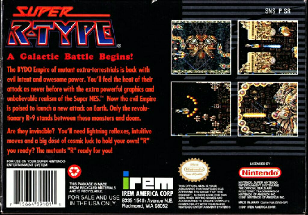 Super R-Type - Nintendo Switch Online (Iren America Corp - 1) video game collectible - Main Image 2