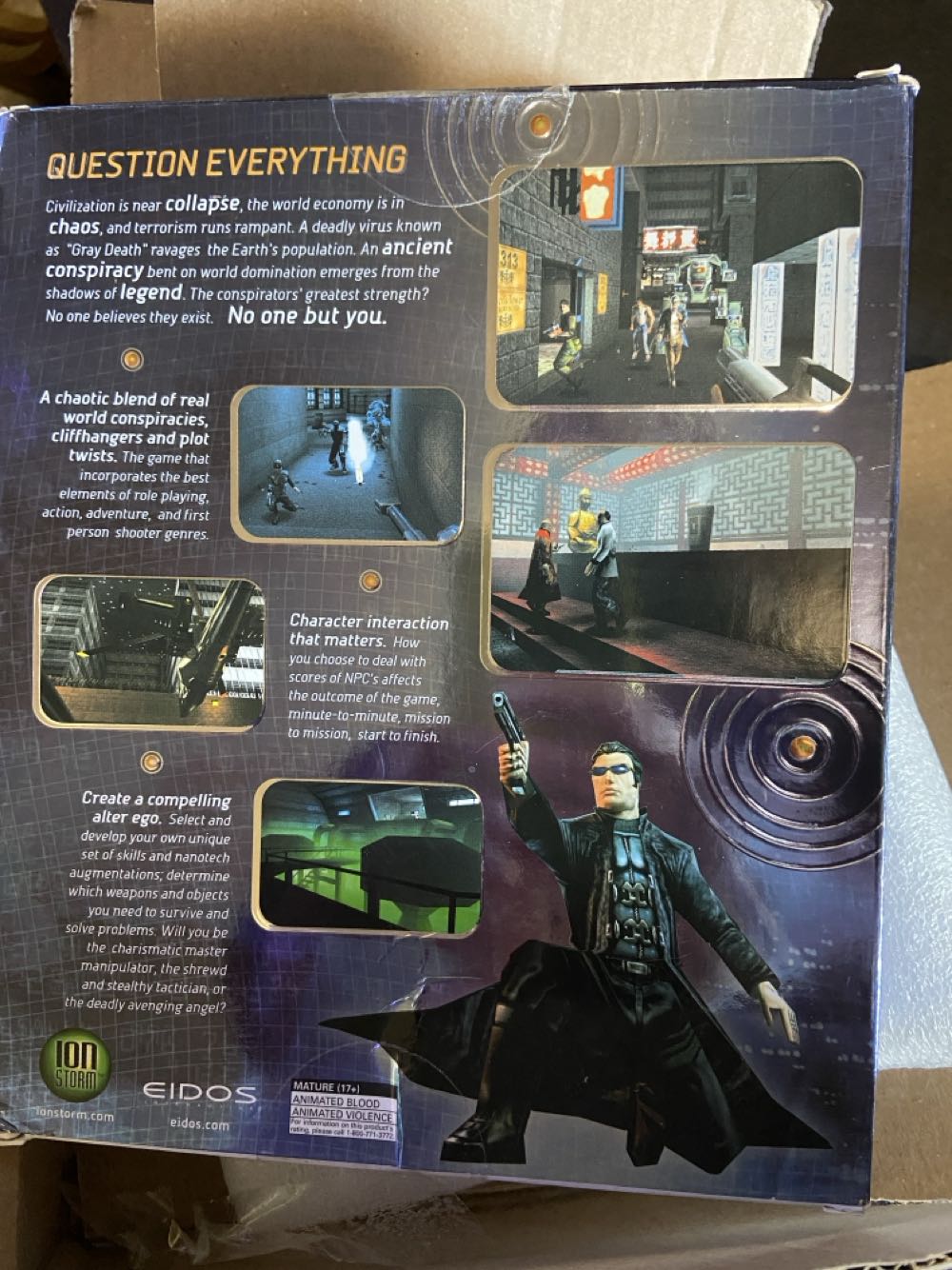 Deus Ex - Valve Steam (Eidos Interactive - 1) video game collectible - Main Image 2