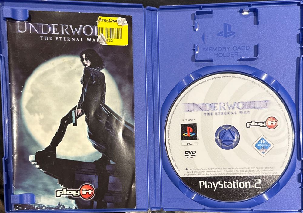 Underworld: The Eternal War - Sony PlayStation 2 (PS2) (Play It - 1-2) video game collectible [Barcode 5060057024041] - Main Image 3