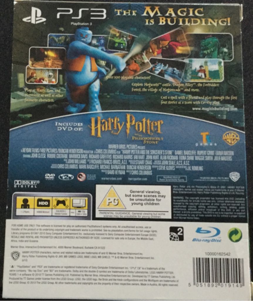 LEGO Harry Potter - Years 1-4 - Sony PlayStation 3 (PS3) (TT Games - 2) video game collectible [Barcode 5051892019149] - Main Image 2