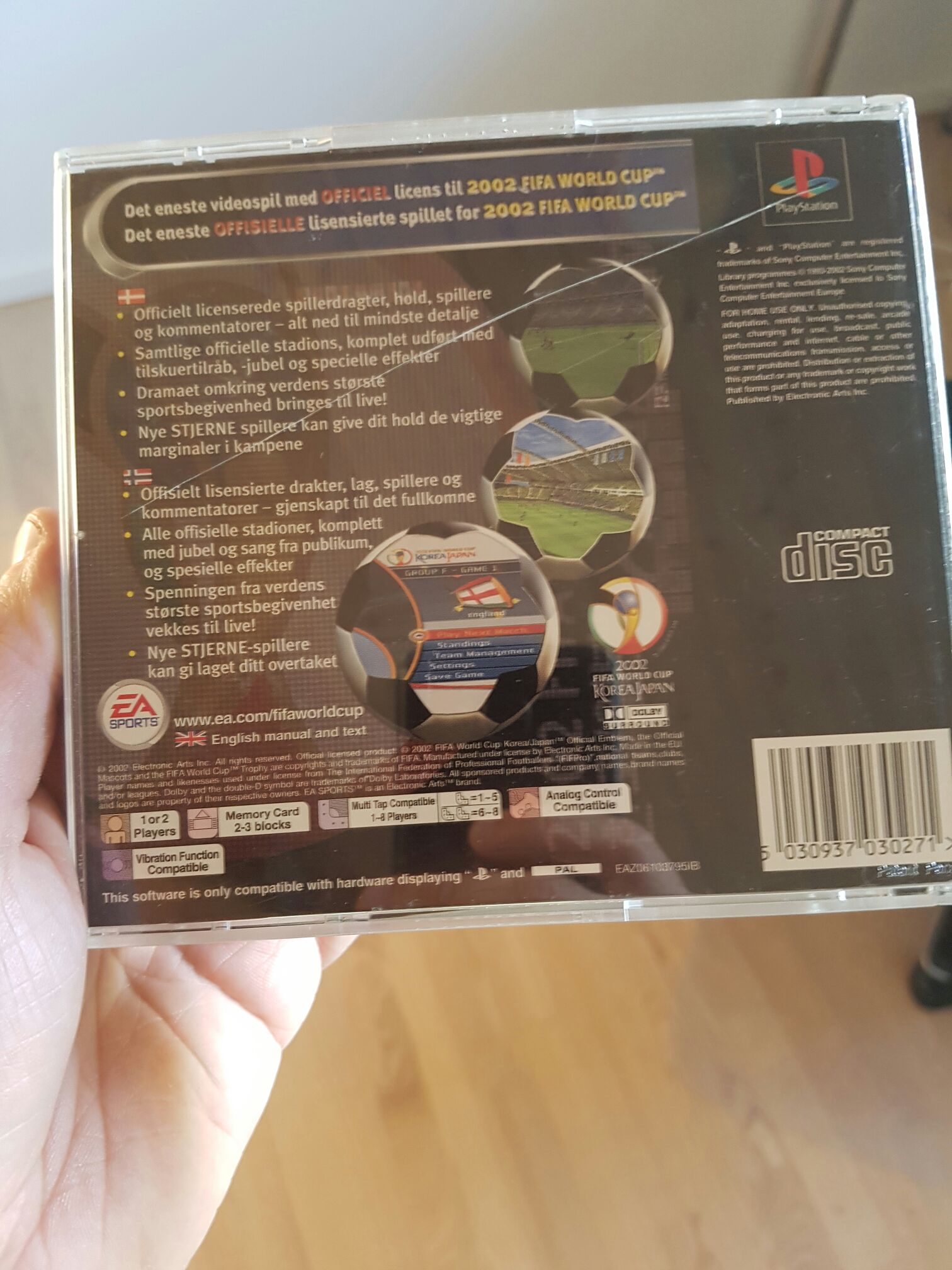 2002 Fifa World Cup - Sony PlayStation (Ea Sports) video game collectible [Barcode 5030937030271] - Main Image 2