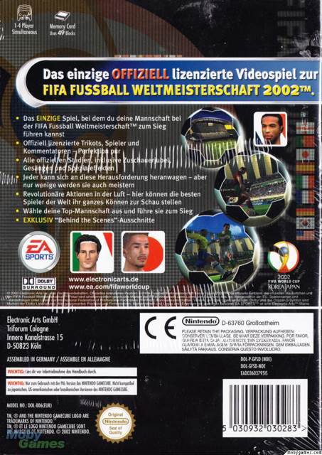2002 Fifa World Cup - Nintendo GameCube video game collectible [Barcode 5030946030286] - Main Image 2