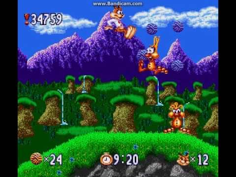 Bubsy - Nintendo Super Nintendo Entertainment System (SNES) (Accolade - 1) video game collectible [Barcode 015605052118] - Main Image 4