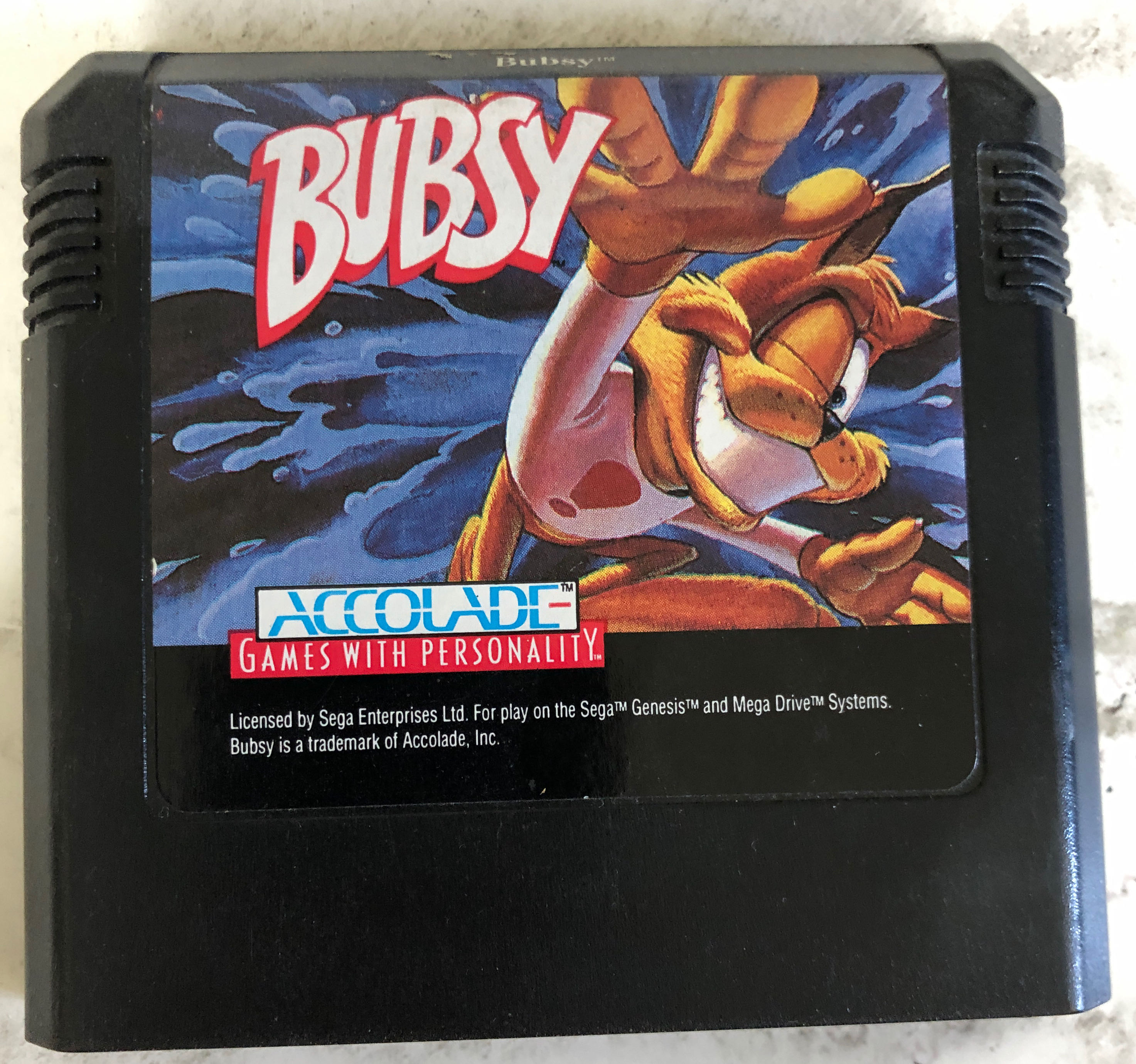 Bubsy - Sega Genesis (Mega Drive) (2017) video game collectible - Main Image 2