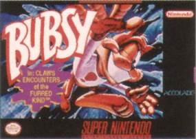 Bubsy - Nintendo Super Nintendo Entertainment System (SNES) video game collectible - Main Image 1