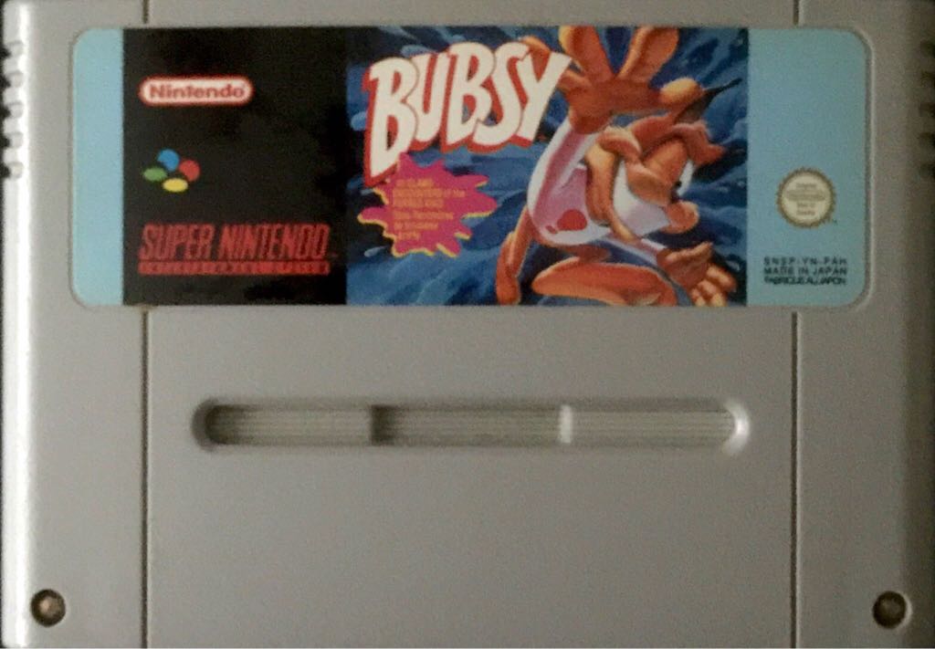 Bubsy - Nintendo Super Nintendo Entertainment System (SNES) video game collectible - Main Image 1