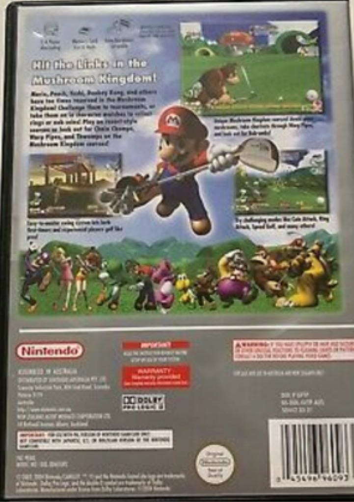 Mario Golf: Toadstool Tour - Nintendo GameCube (Nintendo - 1-4) video game collectible [Barcode 0045496960933] - Main Image 2