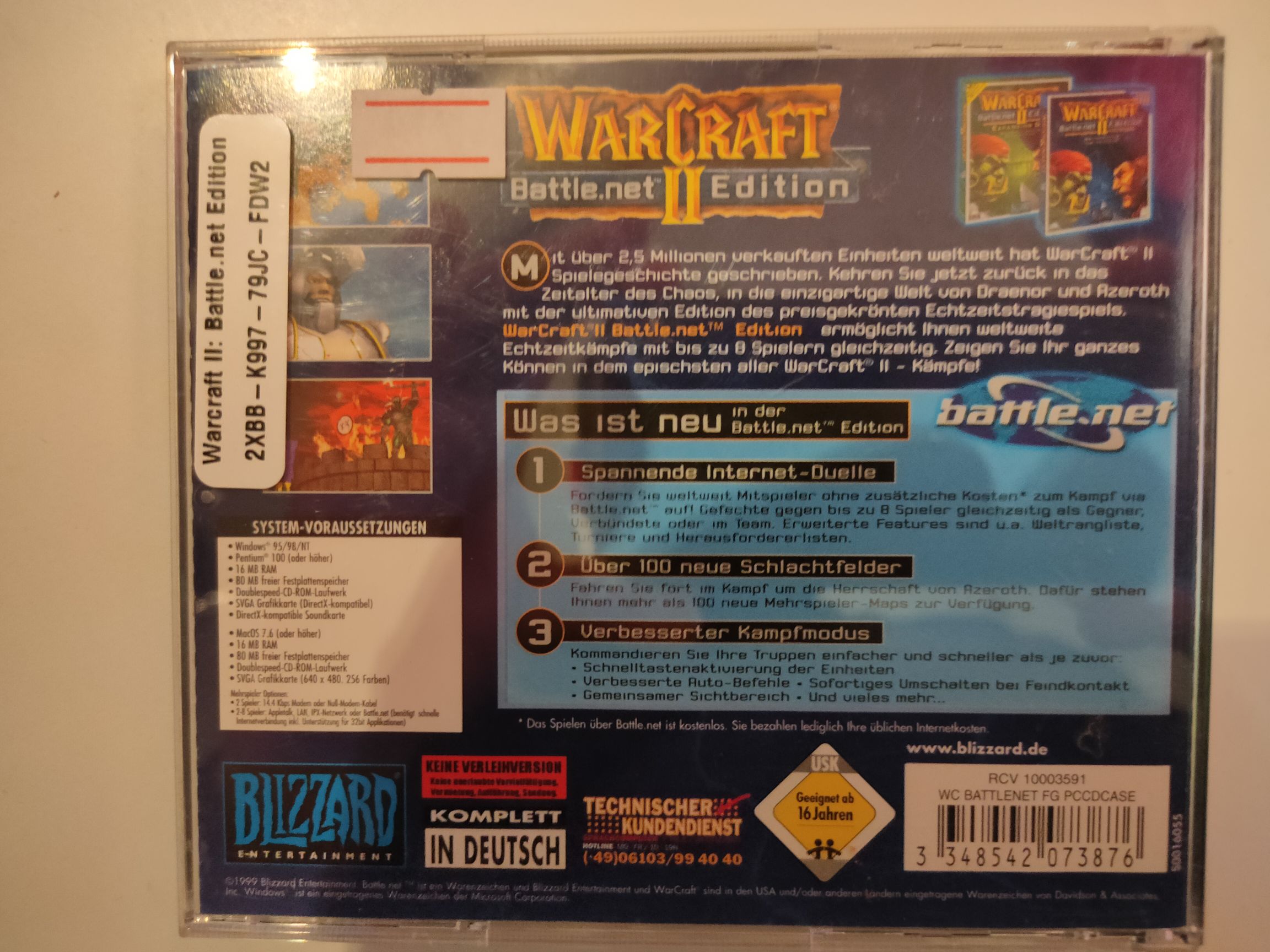 Warcraft 2 - PC (Blizzard Entertainement - 1) video game collectible [Barcode 3348542073876] - Main Image 2