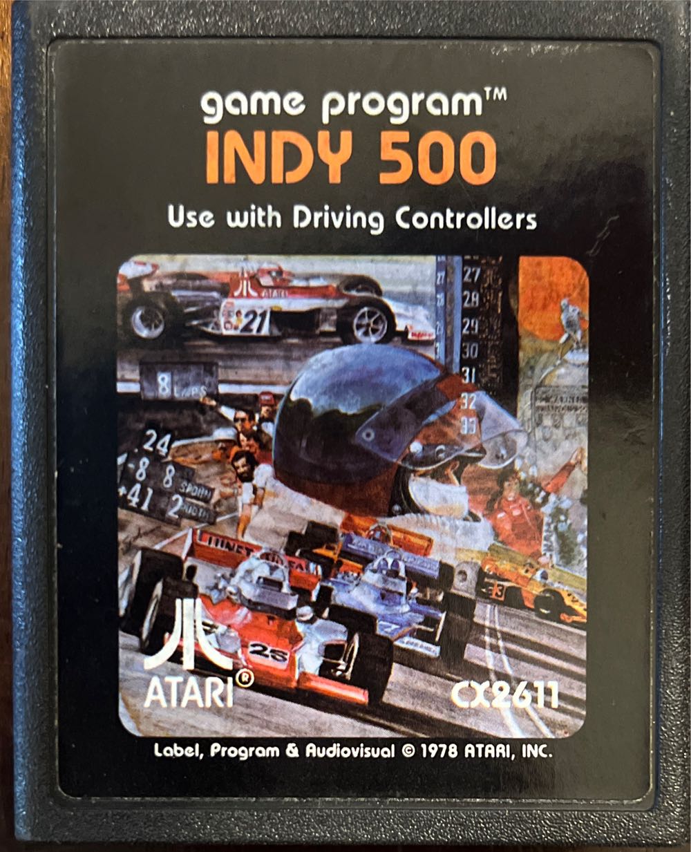 Indy 500 - Atari 2600 video game collectible - Main Image 2