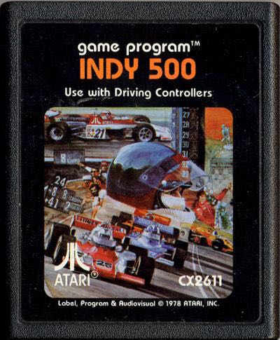 Indy 500 - Atari 2600 video game collectible - Main Image 1