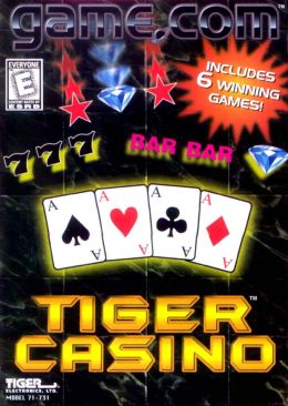 Tiger Casino - Game.com (Tiger Electronics) video game collectible [Barcode 050626717318] - Main Image 1