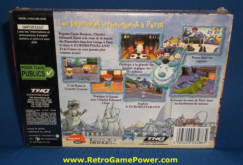 Rugrats In Paris: The Movie - Nintendo 64 (N64) (Thq - Games - 4) video game collectible - Main Image 2
