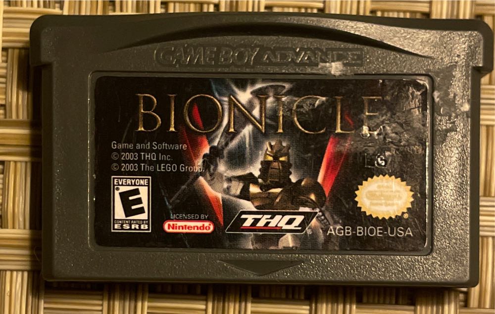Bionicle - Nintendo Game Boy Advance (GBA) (2003, Nintendo - 1) video game collectible [Barcode 785138321516] - Main Image 2