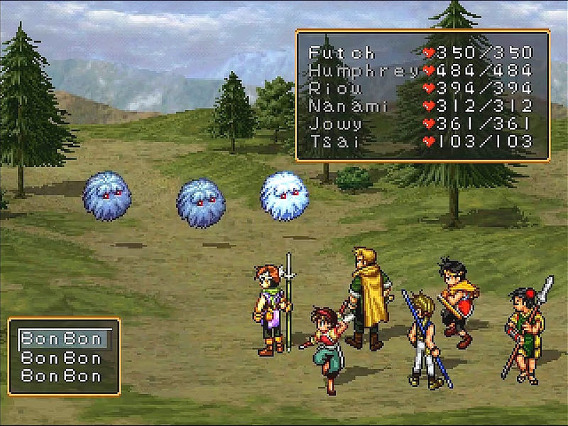 Suikoden II - Sony PlayStation (Konami, Inc. - 1) video game collectible [Barcode 4988602685763] - Main Image 3