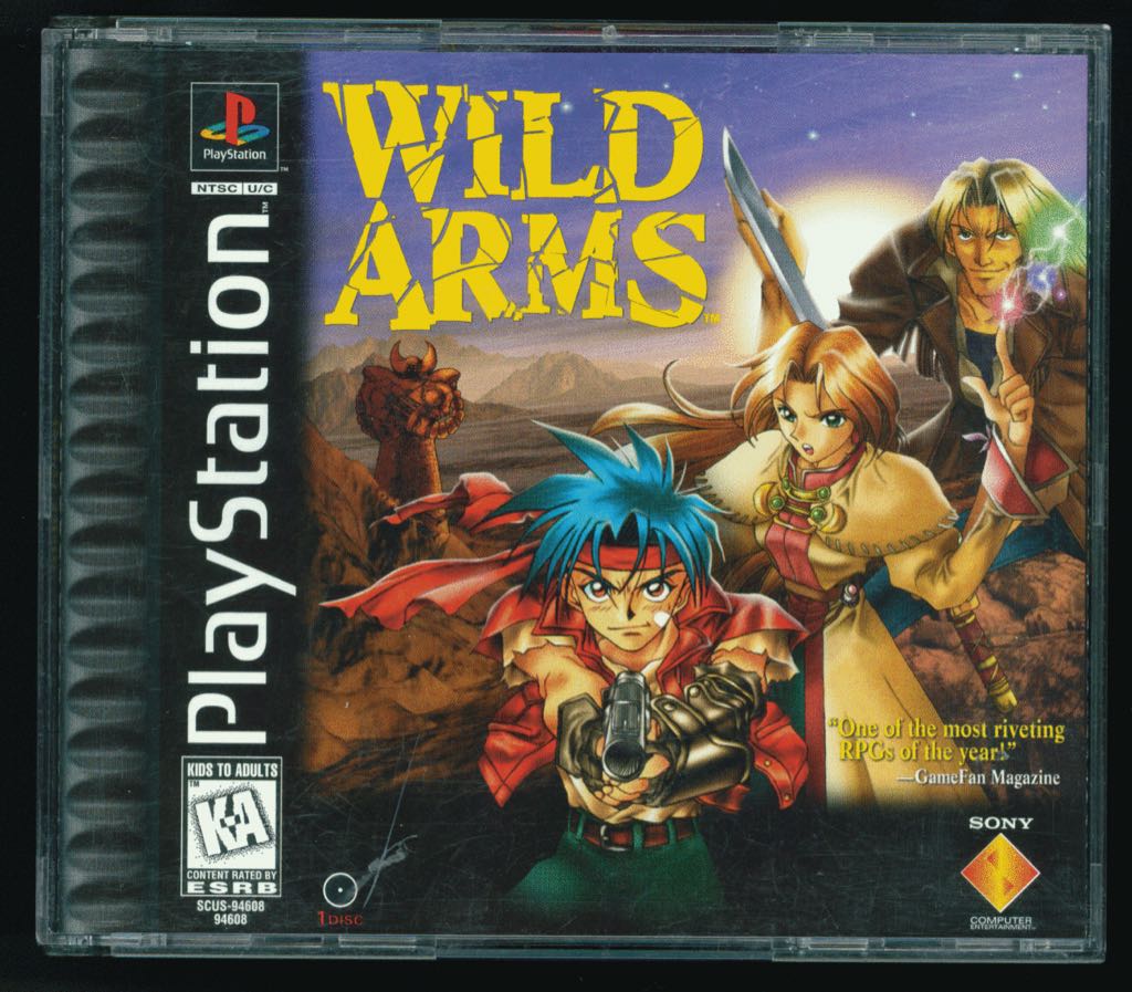 Wild Arms - Sony PlayStation video game collectible - Main Image 1