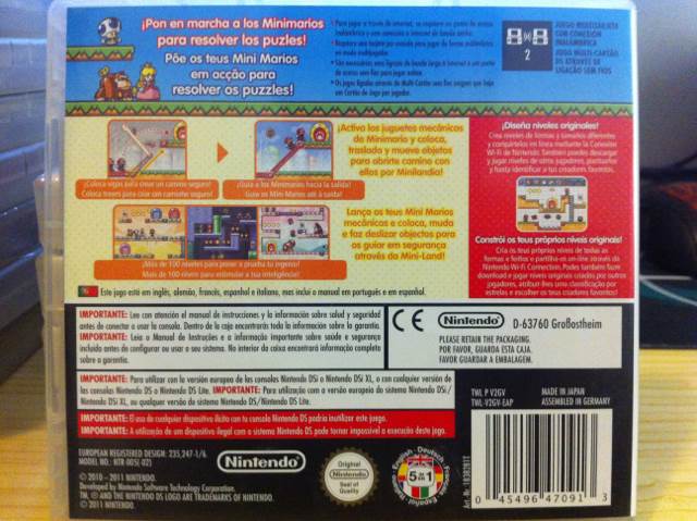 Mario Vs. Donkey Kong: ¡Megalío En Minilandia! - Nintendo DS (Nintendo - 1-2) video game collectible [Barcode 045496470913] - Main Image 2