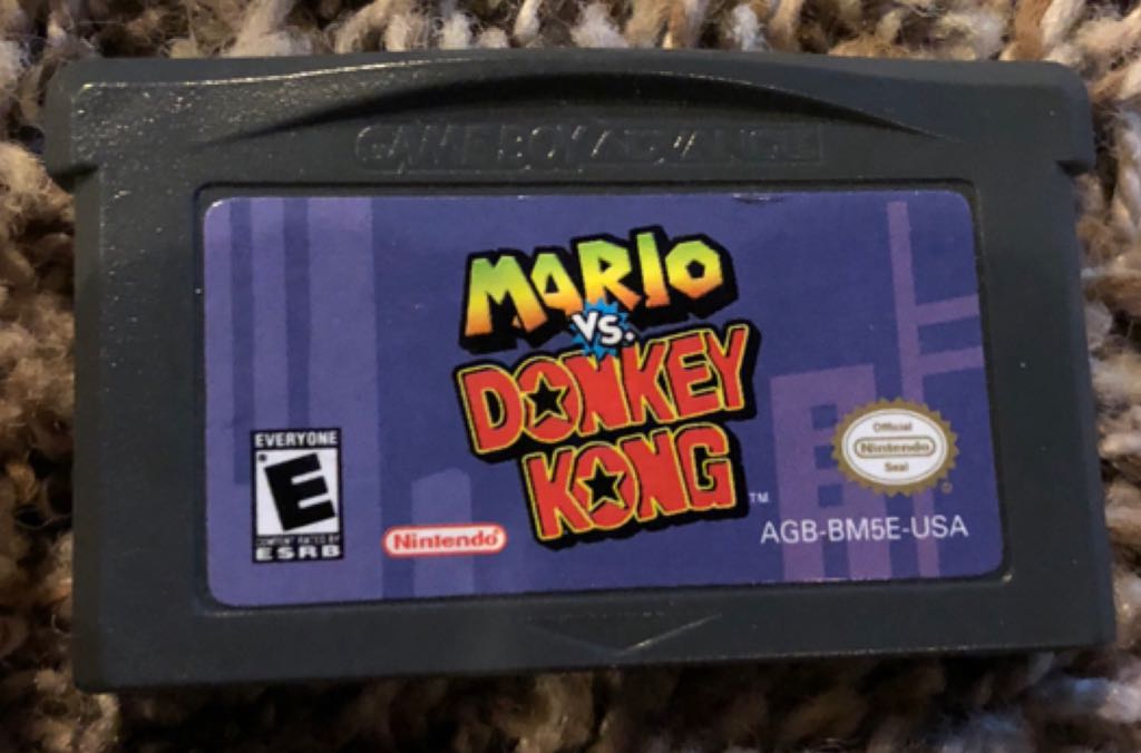 Mario Vs. Donkey Kong - Nintendo Game Boy Advance (GBA) video game collectible - Main Image 1