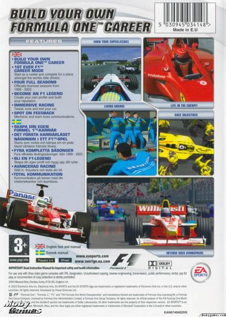 F1 Career Challenge - Microsoft Xbox (1-4) video game collectible [Barcode 5030931034145] - Main Image 2