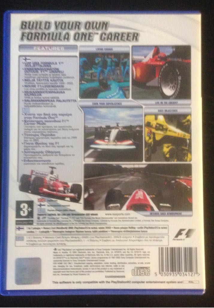 F1 Career Challenge - Sony PlayStation 2 (PS2) video game collectible [Barcode 5030935034127] - Main Image 2