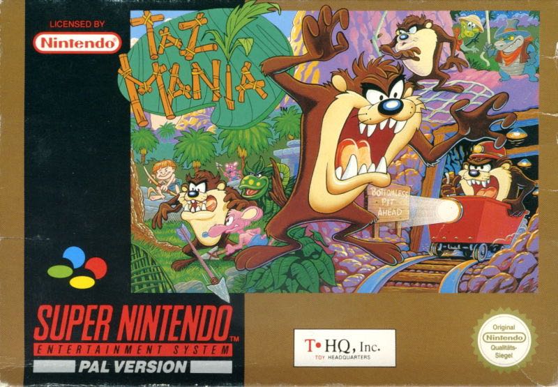 Looney Tunes Taz Mania - Nintendo Super Nintendo Entertainment System (SNES) video game collectible - Main Image 1