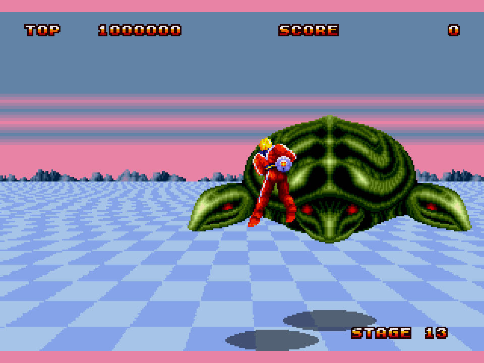 Space Harrier II - Sega Master System (Sega - 1) video game collectible [Barcode 010086011029] - Main Image 3