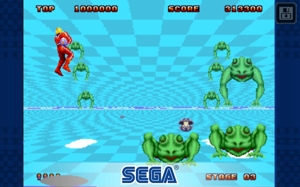 Space Harrier II - Sega Master System (Sega - 1) video game collectible [Barcode 010086011029] - Main Image 4