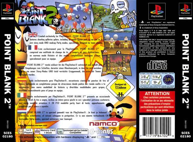 Point Blank 2 - Sony PlayStation (Namco - 2) video game collectible [Barcode 711719841029] - Main Image 2