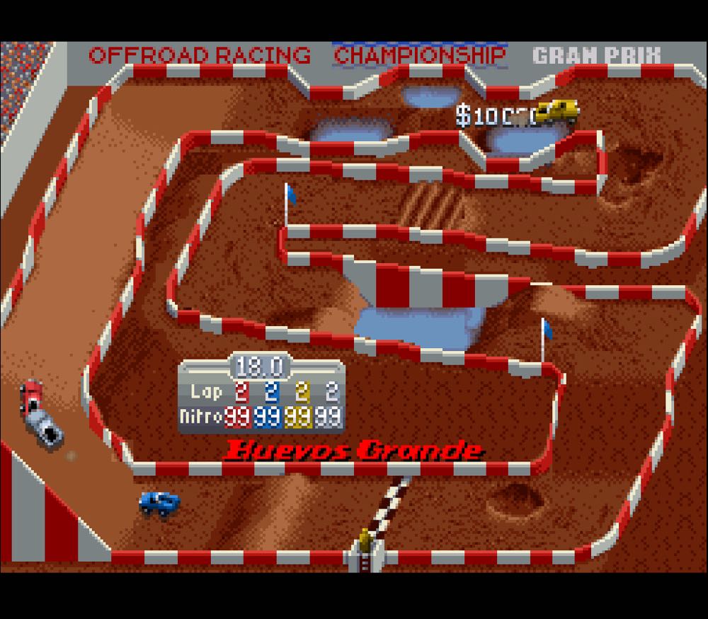 Super Off Road - Nintendo Entertainment System (NES) (Trade West - 1-4) video game collectible - Main Image 2