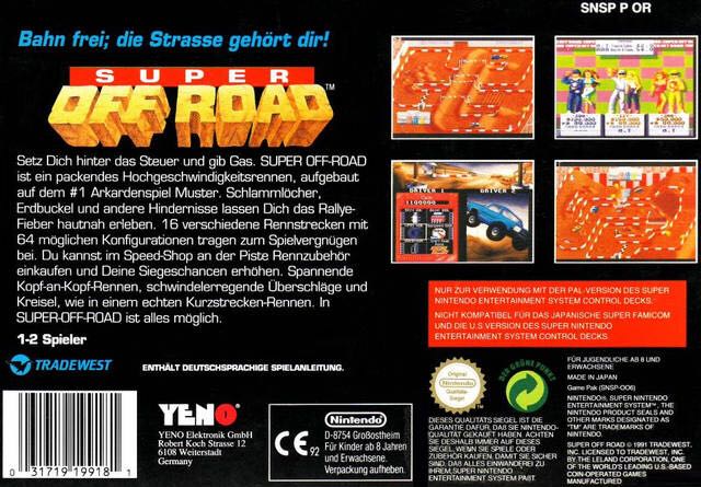 Super Off Road - Nintendo Super Nintendo Entertainment System (SNES) video game collectible - Main Image 2