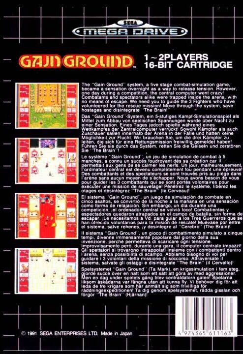 Gain Ground - Sega Mega Drive (Sega - 2) video game collectible [Barcode 4974365611163] - Main Image 2