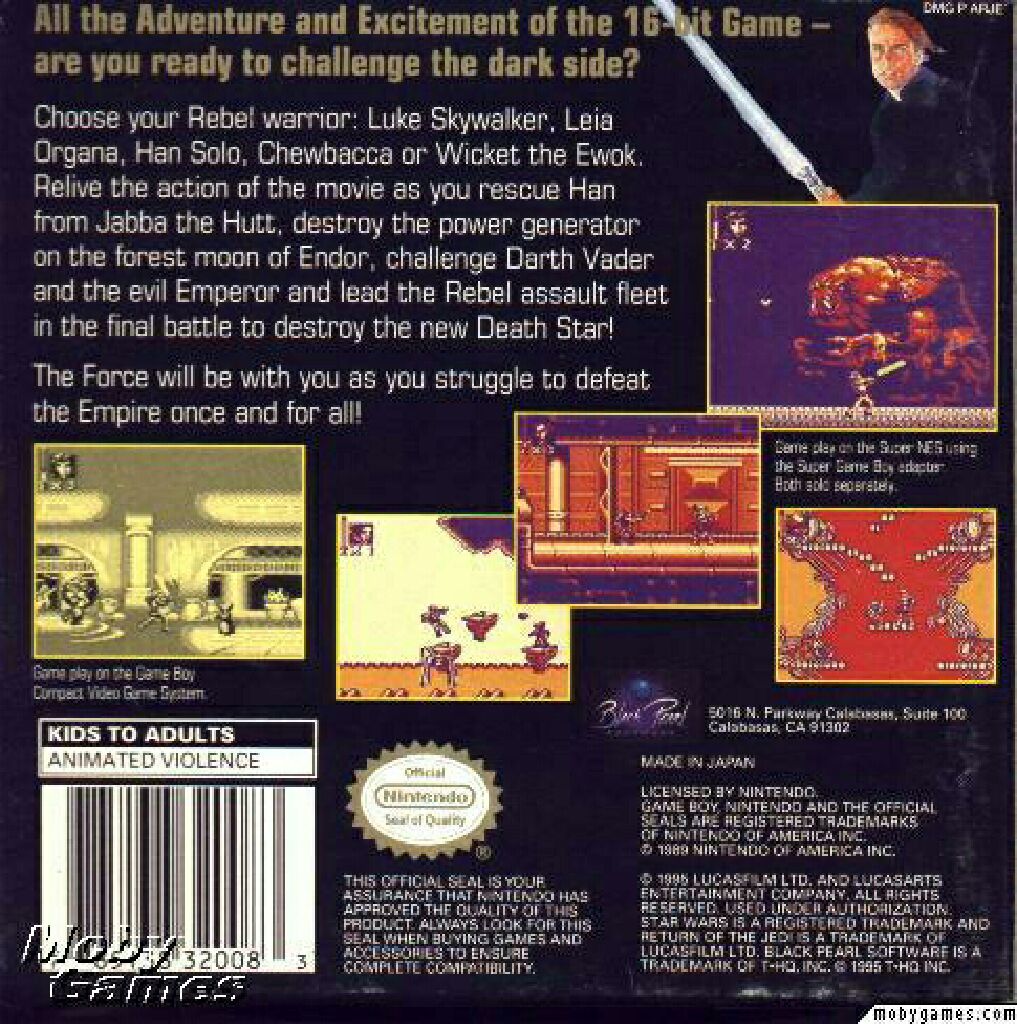 Super Return Of The Jedi - Nintendo Game Boy video game collectible - Main Image 2