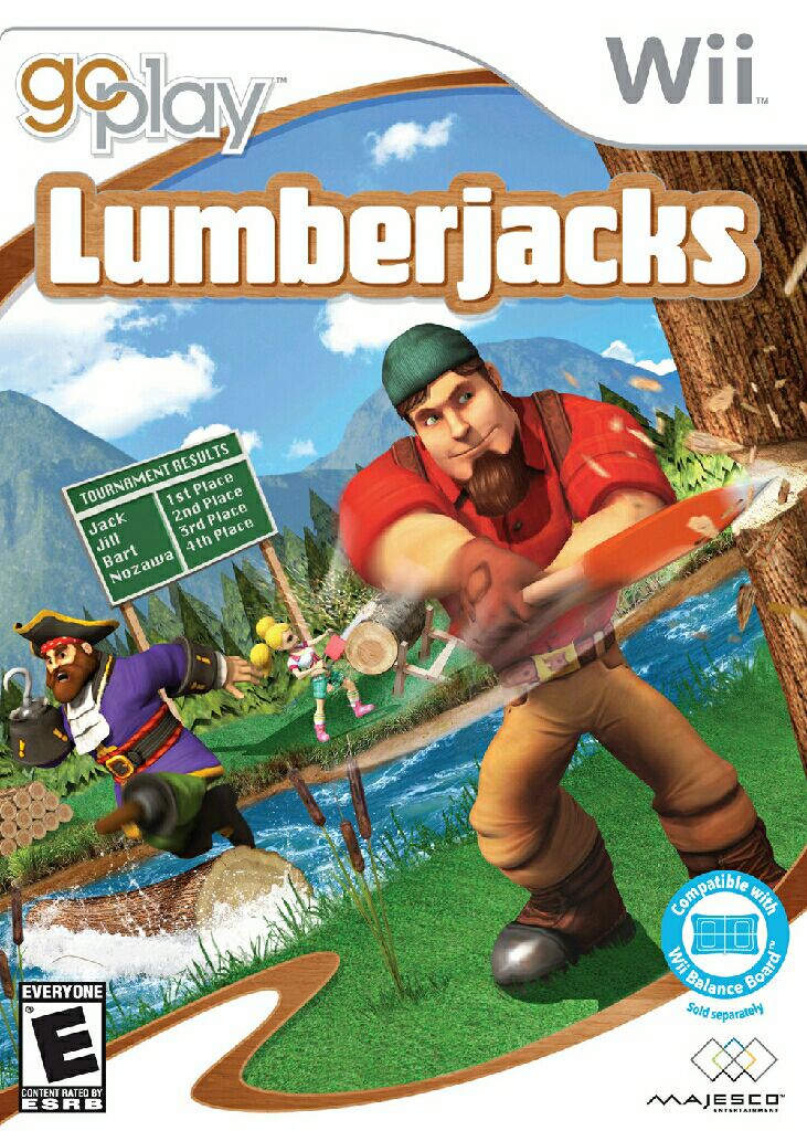 Go Play Lumberjacks - Nintendo Wii video game collectible - Main Image 1