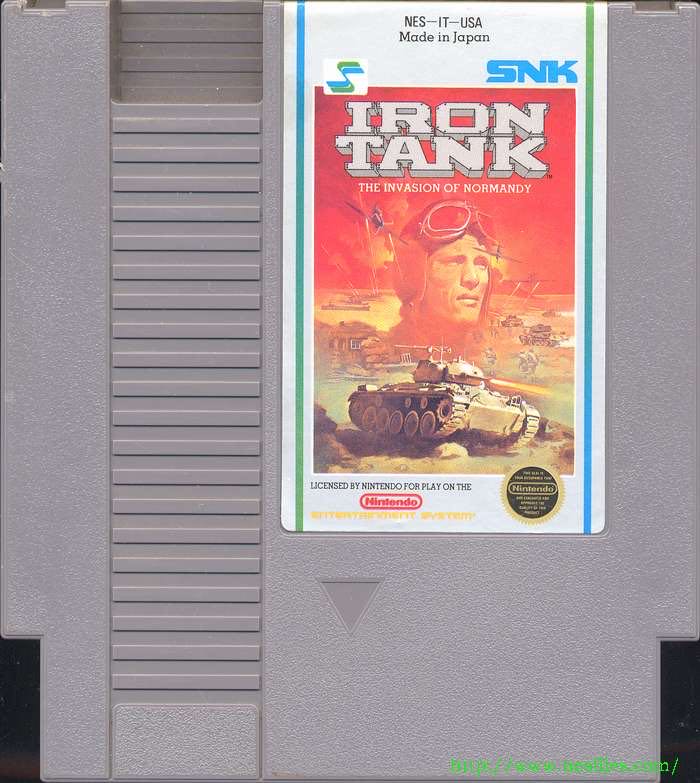 Iron Tank:  The Invasion of Normandy - Nintendo Entertainment System (NES) (SNK) video game collectible - Main Image 3