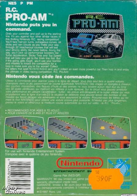R.C. Pro-Am - Nintendo Entertainment System (NES) (Nintendo - 2) video game collectible [Barcode 045496630393] - Main Image 2