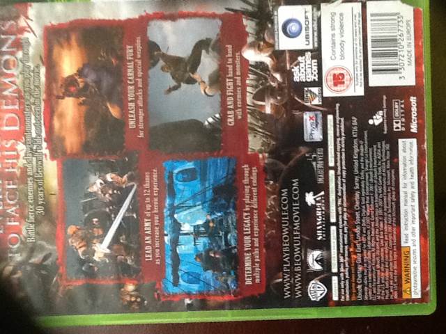 Beowulf - The Game - Microsoft Xbox 360 (1) video game collectible [Barcode 302870267133] - Main Image 2