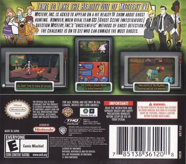 Scooby-Doo! Who’s Watching Who? - Nintendo DS (THQ - 1 Players) video game collectible [Barcode 785138361208] - Main Image 2