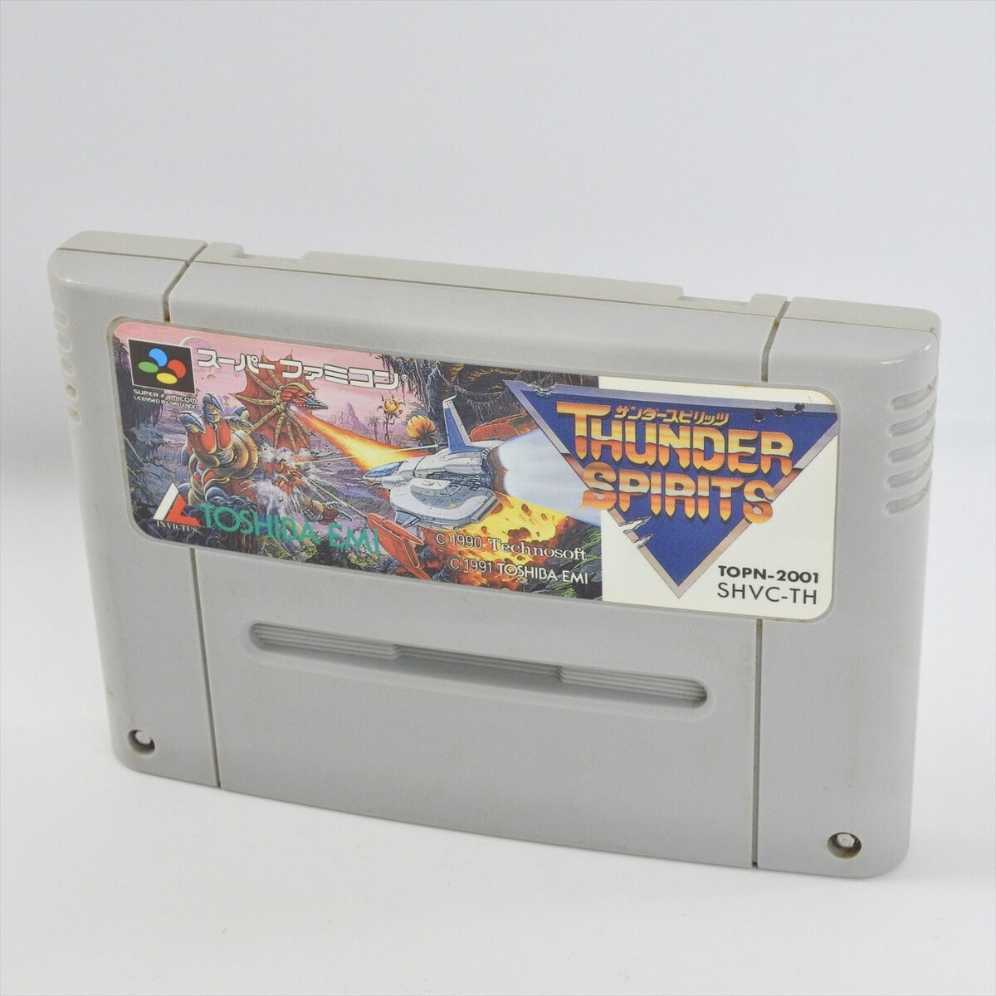 Thunder Spirits ¥ - Nintendo Super Famicom (EMI Music Japan - 1) video game collectible [Barcode 4988006089716] - Main Image 4